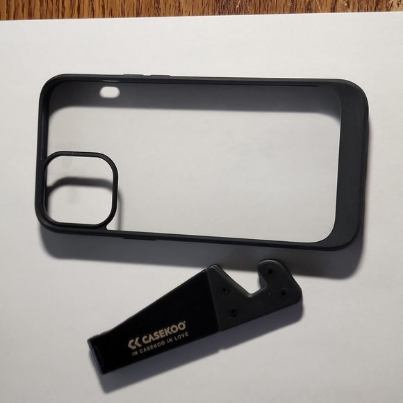 Bundle 3 for $9 iPhone 12 Pro Max Cell Phone Case, 6.7 inches, Black/Clear color - Picture 2 of 4